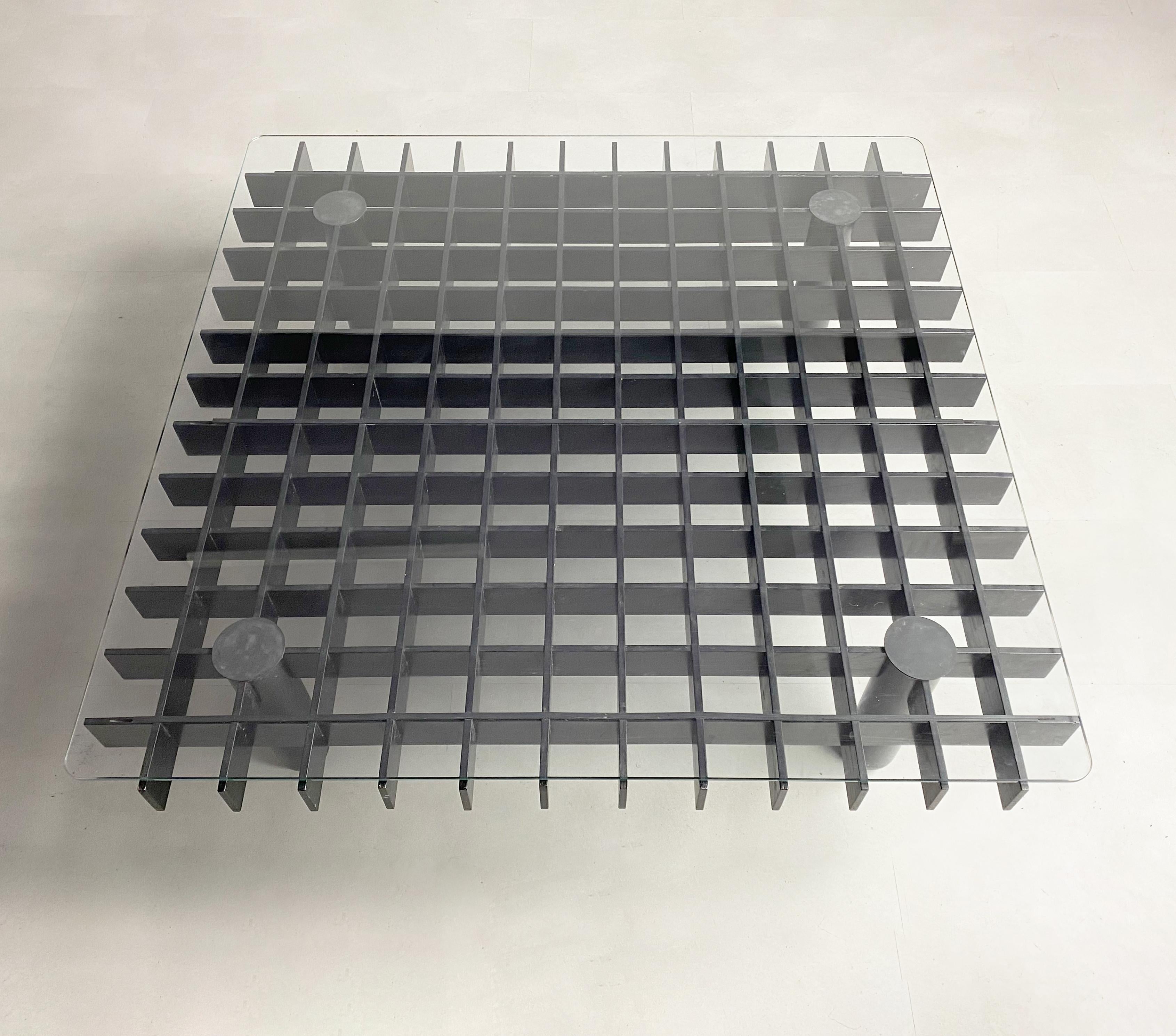 Italian Large 'Kyoto' Coffee Table attrb. Gianfranco Frattini for Knoll, c.1970