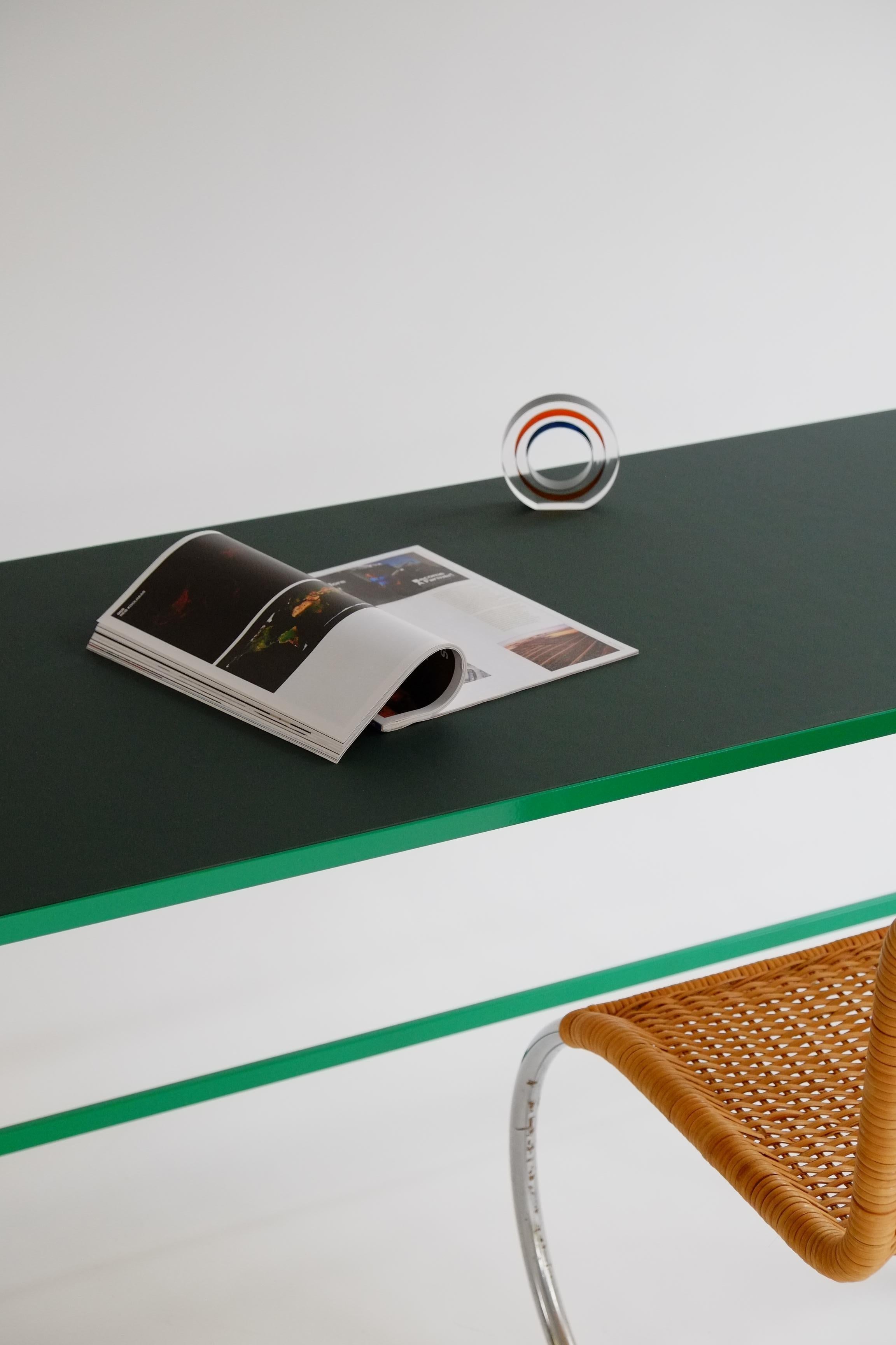 Grand bureau d'angle contemporain personnalisable en forme de L en vente 2