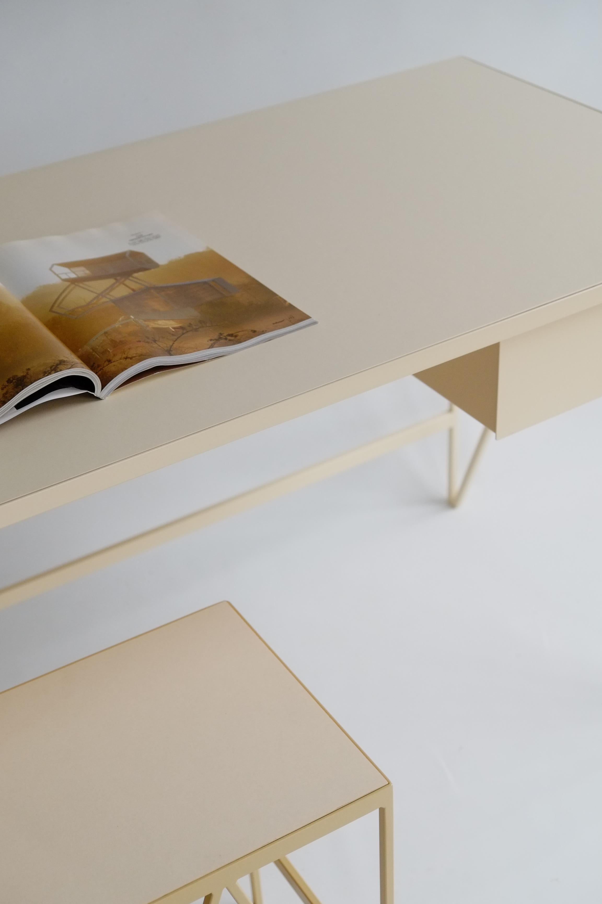 Large L Shape Customizable Contemporary Corner Study Desk For Sale 7