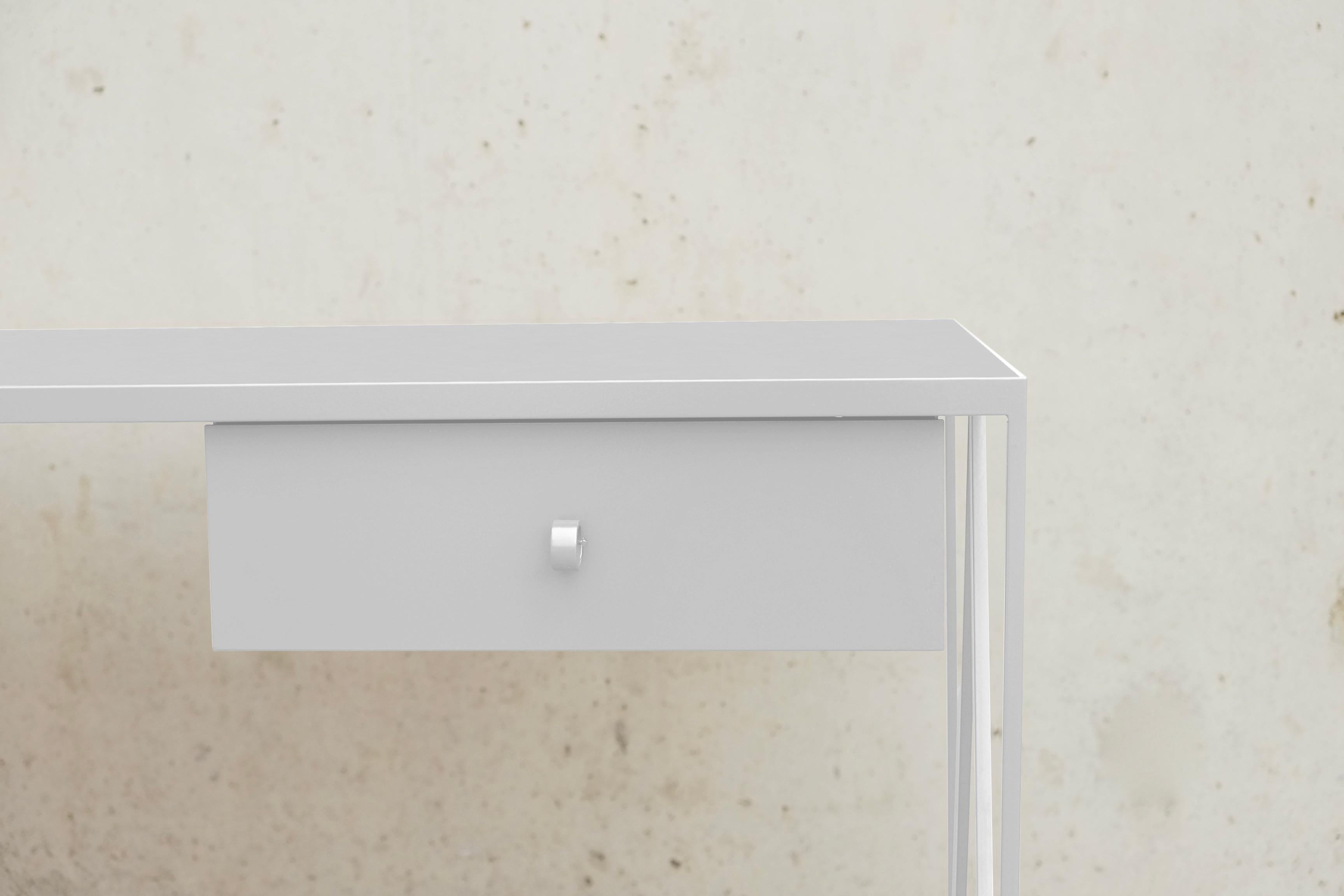 Scrivania angolare per studio a forma di L personalizzabile, grande e contemporanea in vendita 11