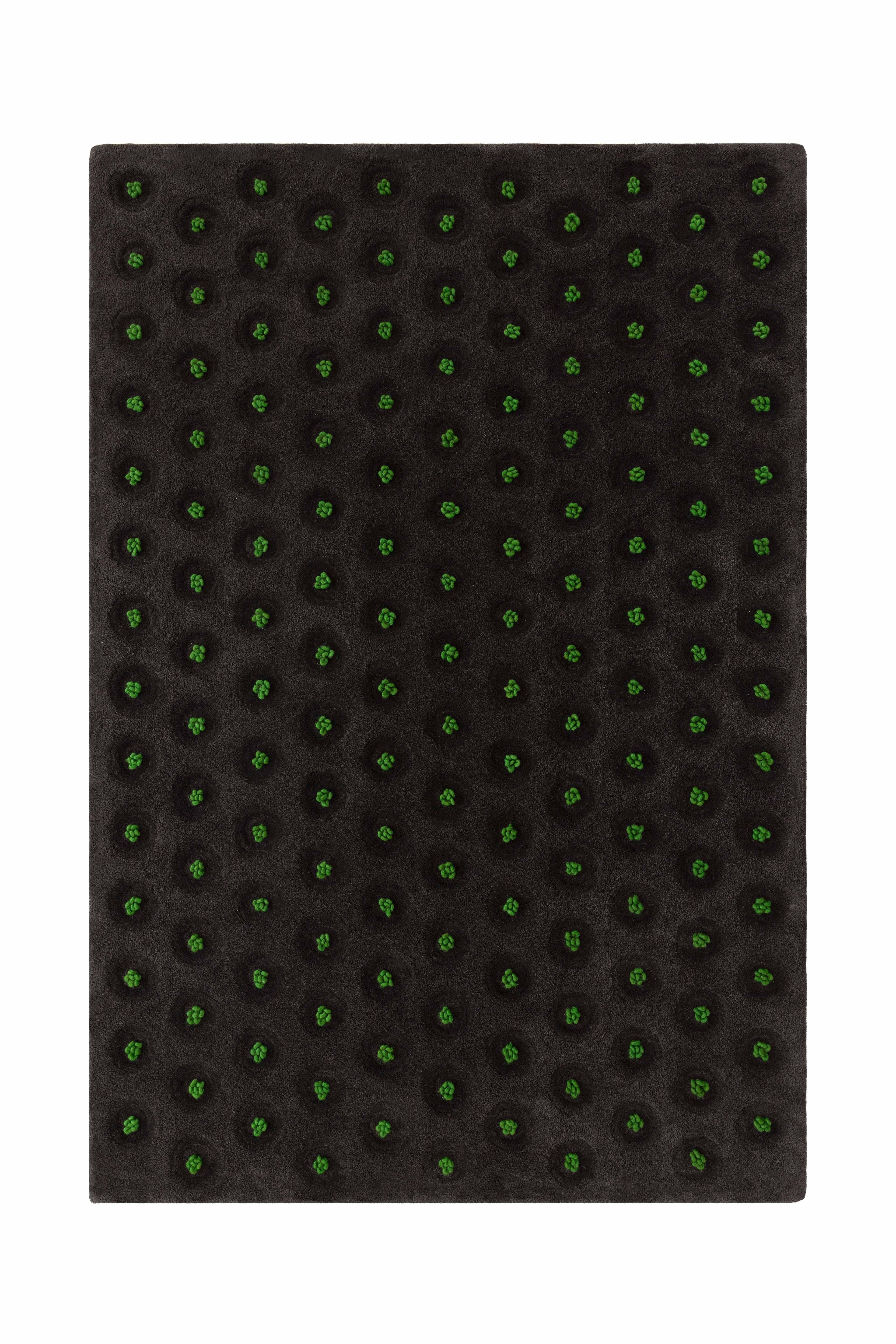 Large La Geria Lanzarote Rug by Gandia Blasco
Design by José A. Gandía-Blasco Canales
Dimensions: W 195 x H 306 cm. 
Materials: Fiber composition: 100% wool. 
Weight: 33 kg

Passion for life outdoors, a dream come true on the edge of a cliff in the