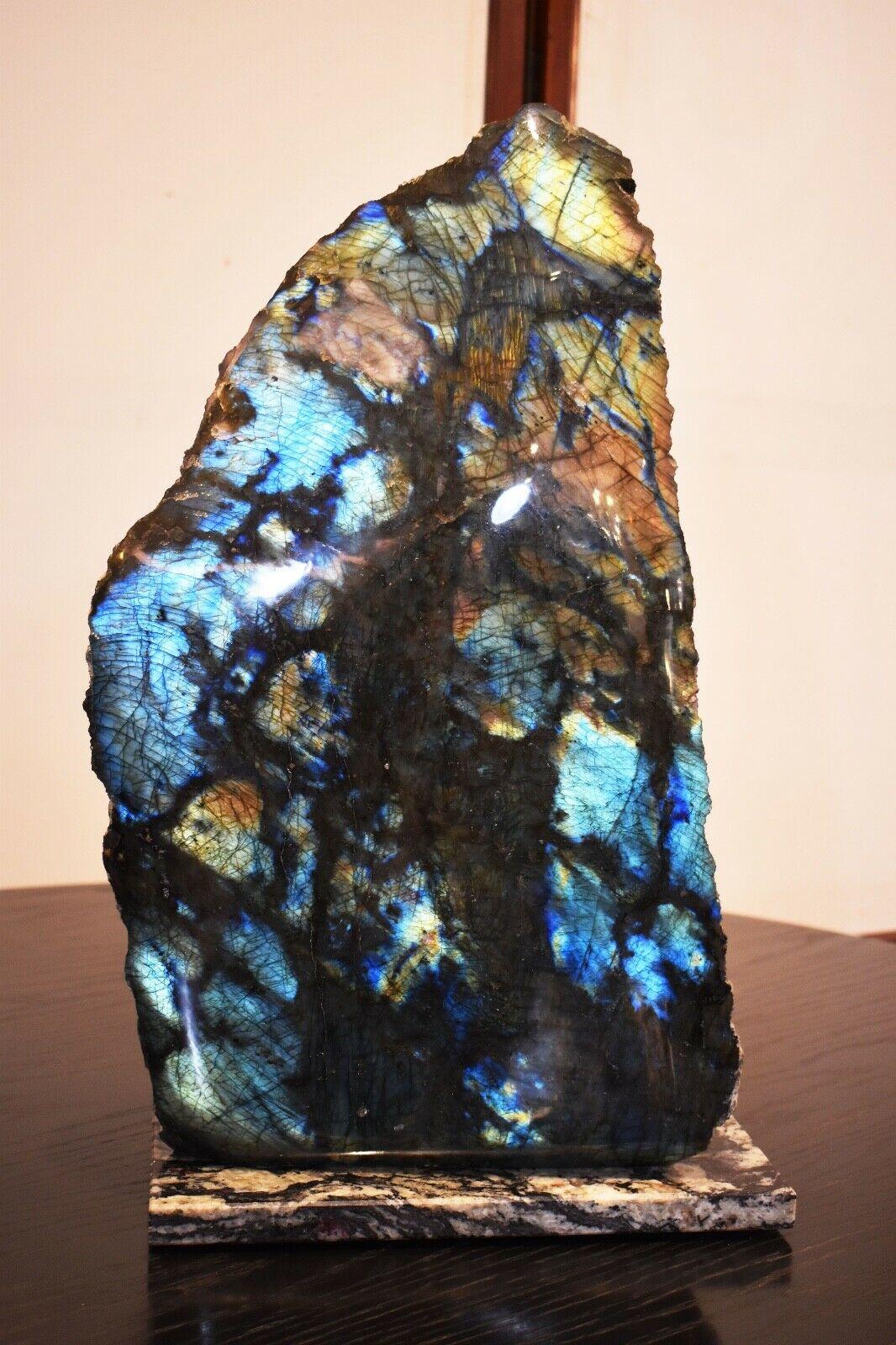 Malagasy Large Labradorite Natural Iridescent Crystal