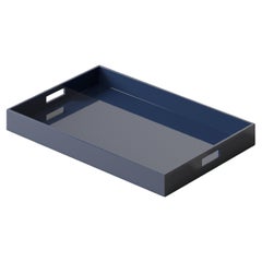 Large Lacquer Tray - Prussian