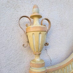 Large Lacquered Bed, L173cm, Late 18th/early 19th Century