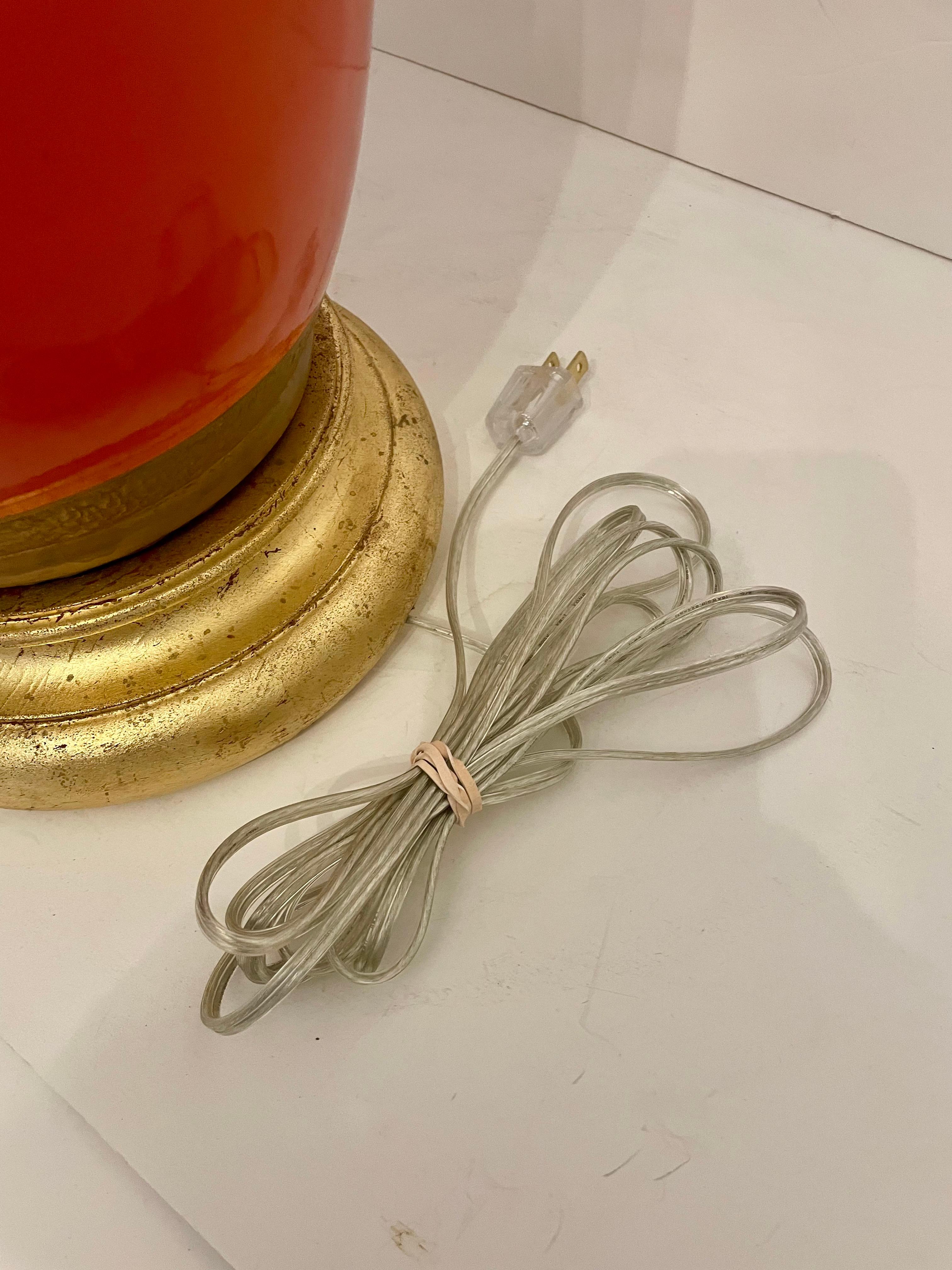 Large Lacquered Japanese Lamp For Sale 7