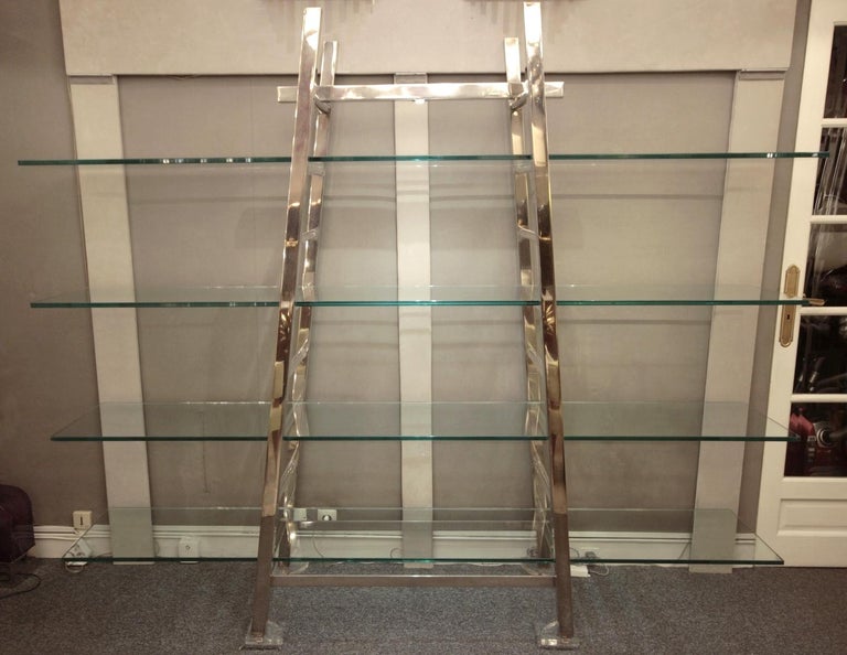 Large "Ladders" Shelf, Italy, 1970 For Sale at 1stDibs