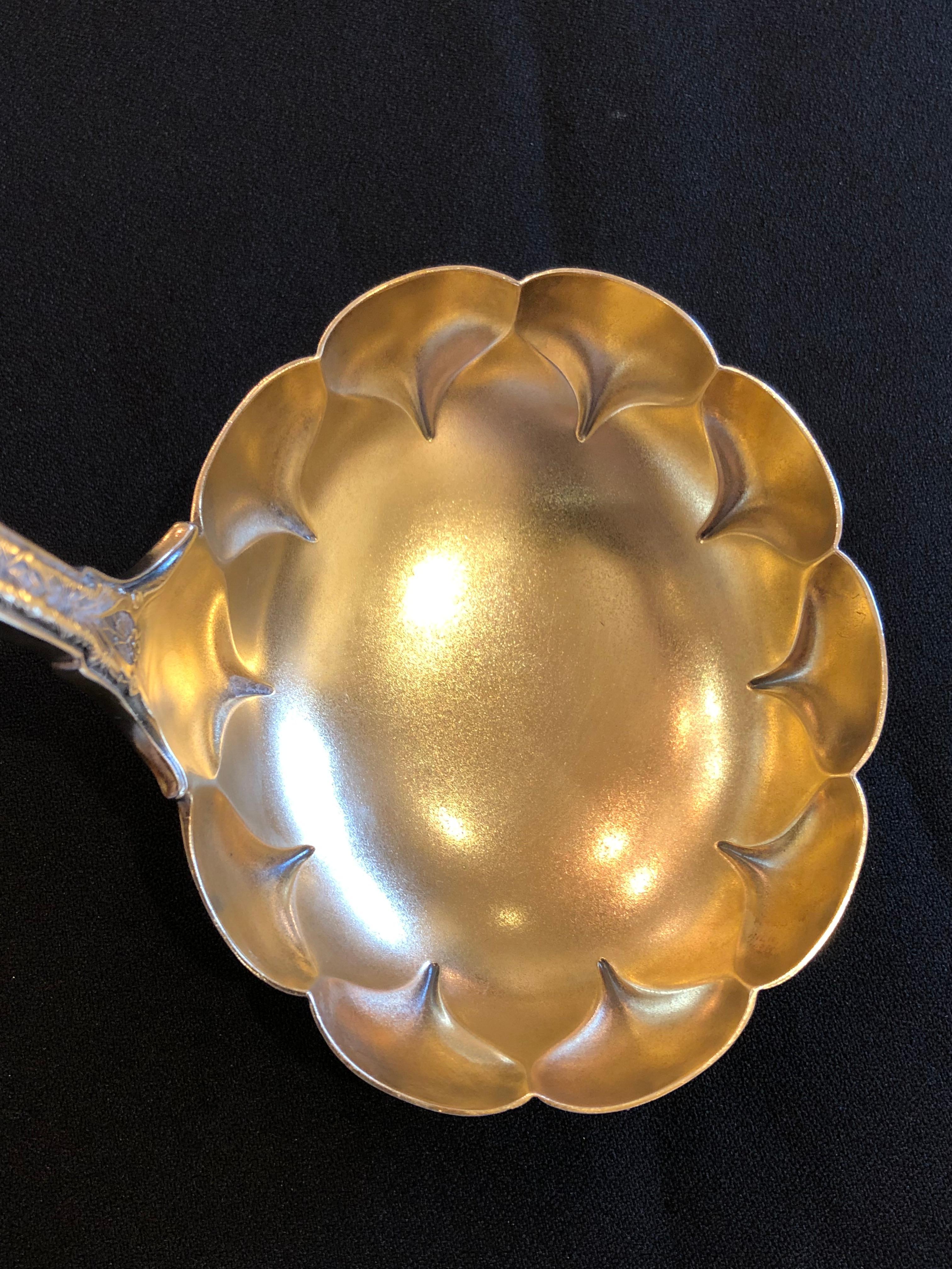 Large Ladle, Tiffany & Co. Sterling Silver Persian Pattern, circa 1875 In Good Condition For Sale In Seattle, WA
