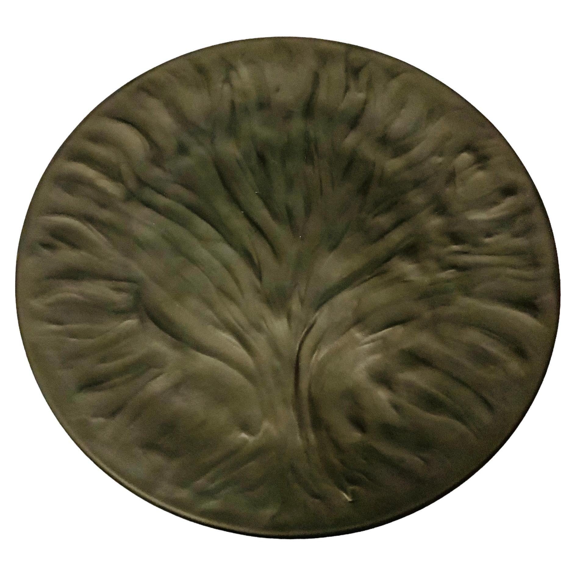 Large Lalique Black Crystal Tree Of Life Plate