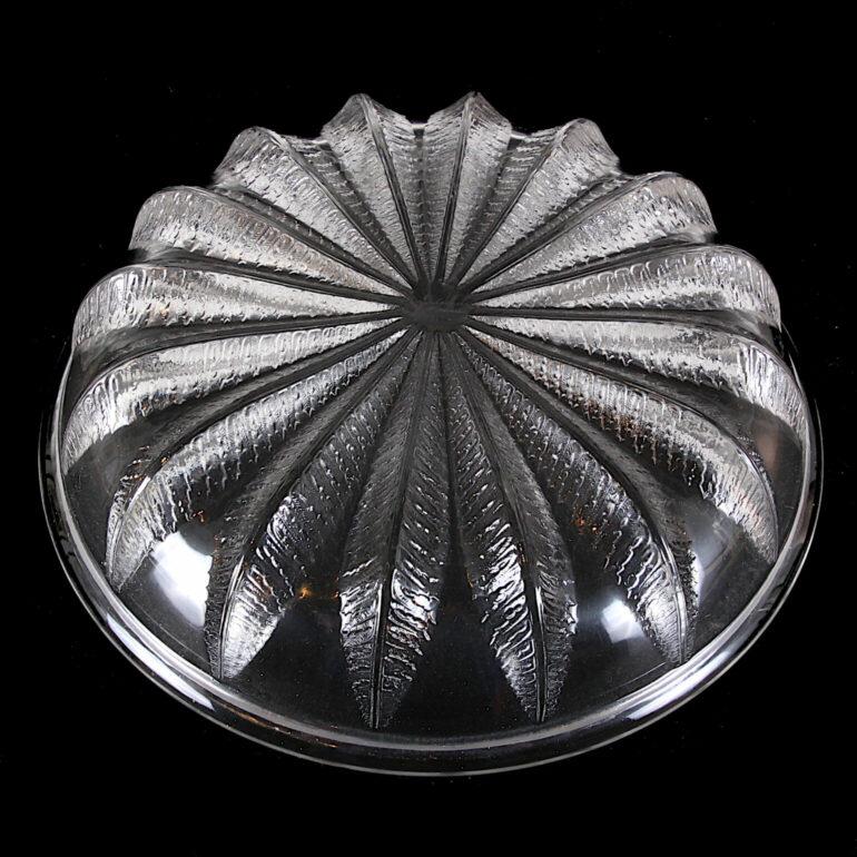 Large Lalique Chataignier Crystal Bowl 1