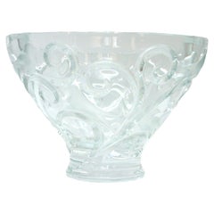 Large Lalique Crystal Bowl Centerpiece