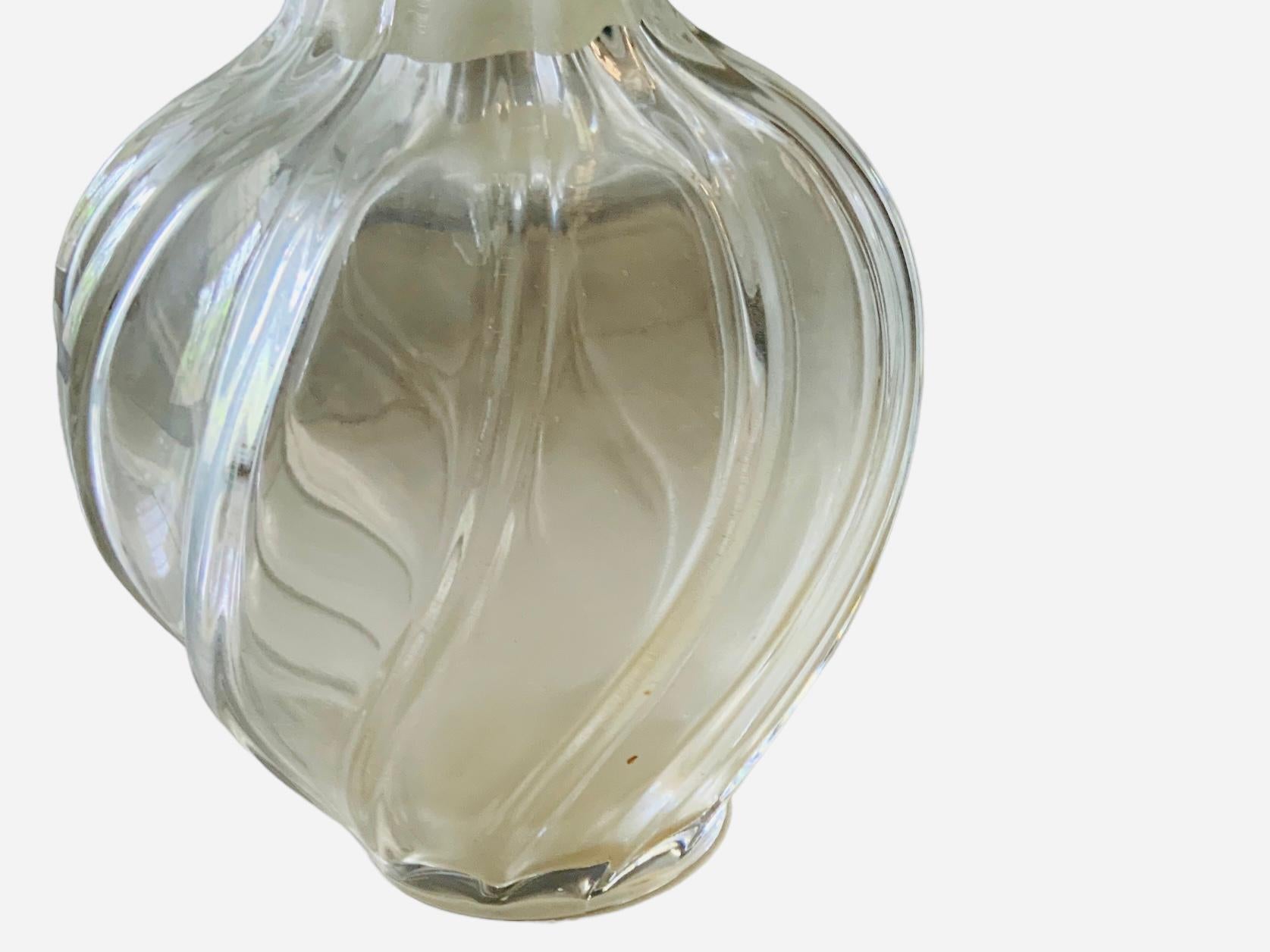 Large Lalique Crystal Perfume Bottle Of L’Air Du Temps 3