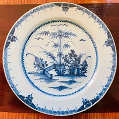 Large Lambeth 18th Century English Delft Charger