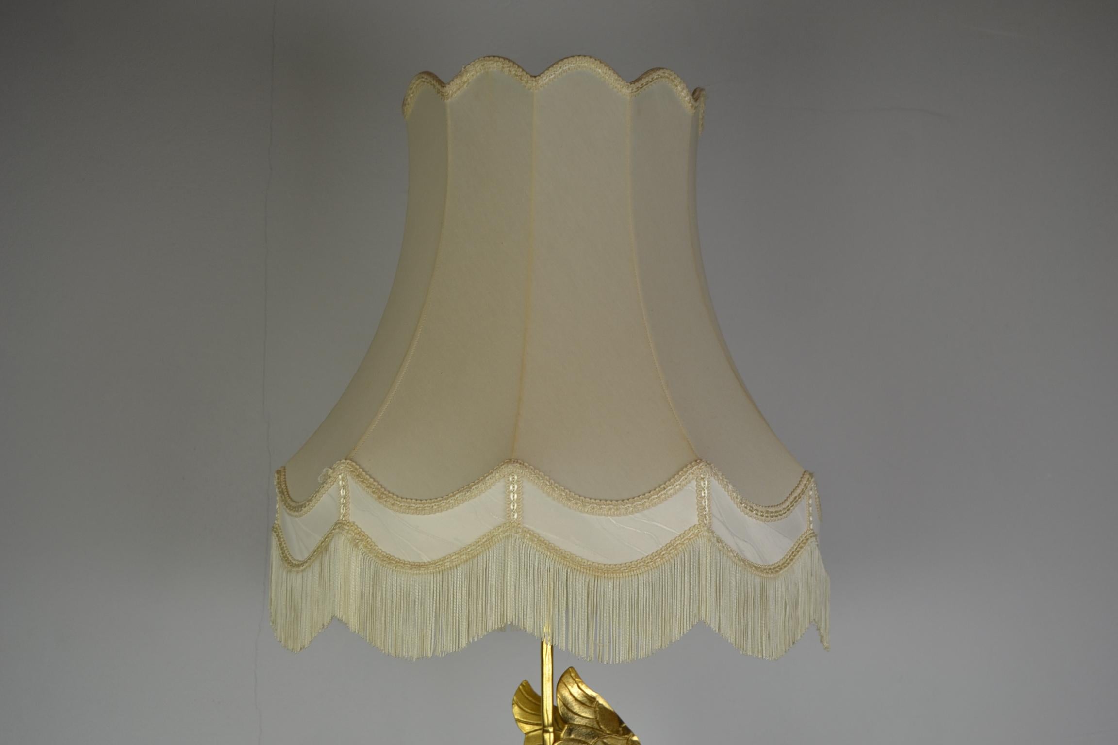 Large Lanciotto Galeotti Peacock Table Lamp for L'Originale, Italy, 1970s For Sale 6