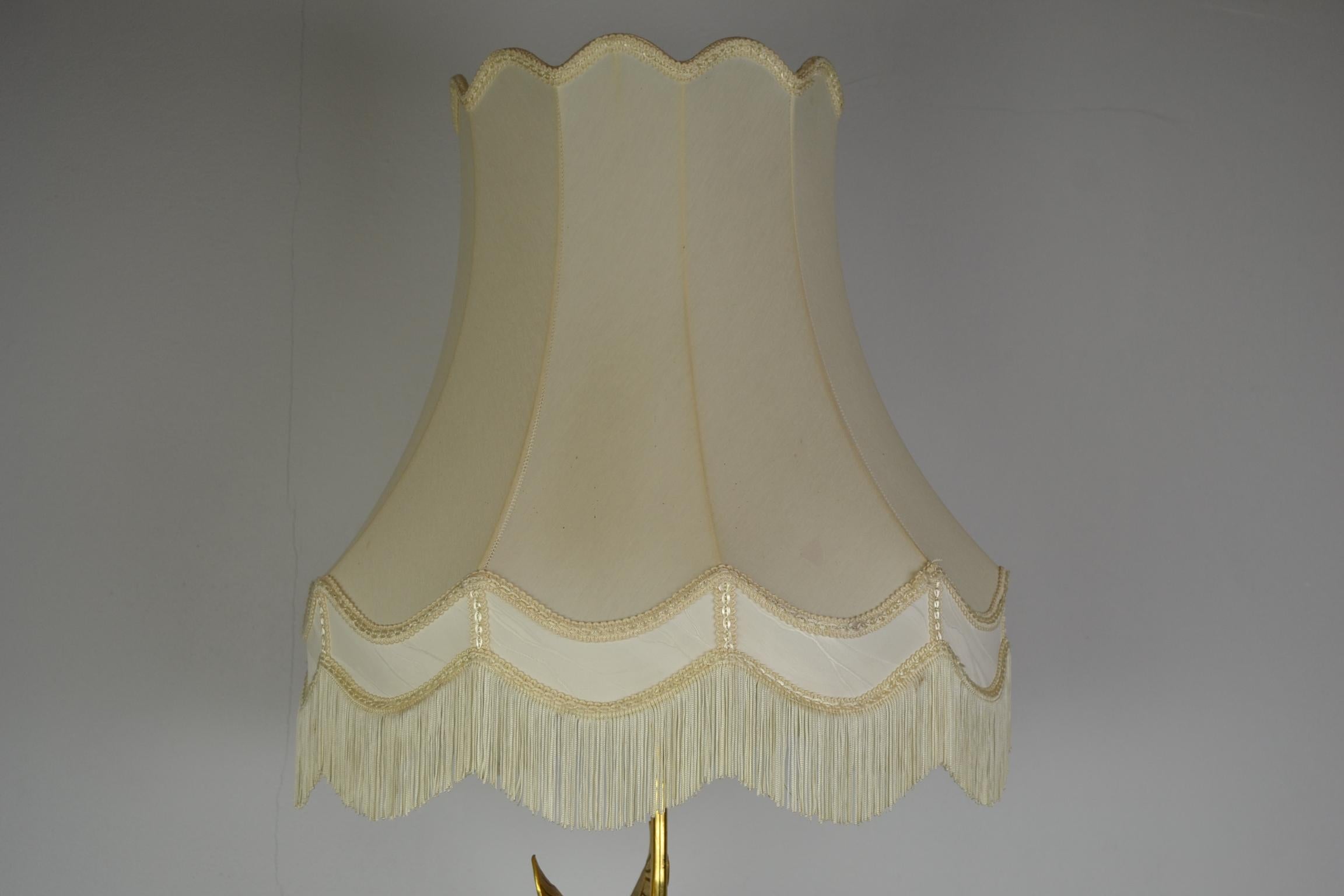 Large Lanciotto Galeotti Peacock Table Lamp for L'Originale, Italy, 1970s For Sale 8