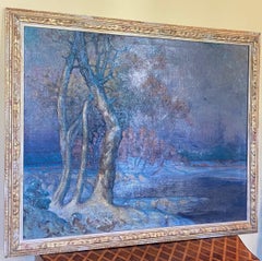 Large Landscape Painting by California San Francisco Artist Peter Ilyin