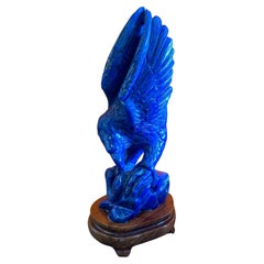 Large Lapis Lazuki Eagle Sculpture