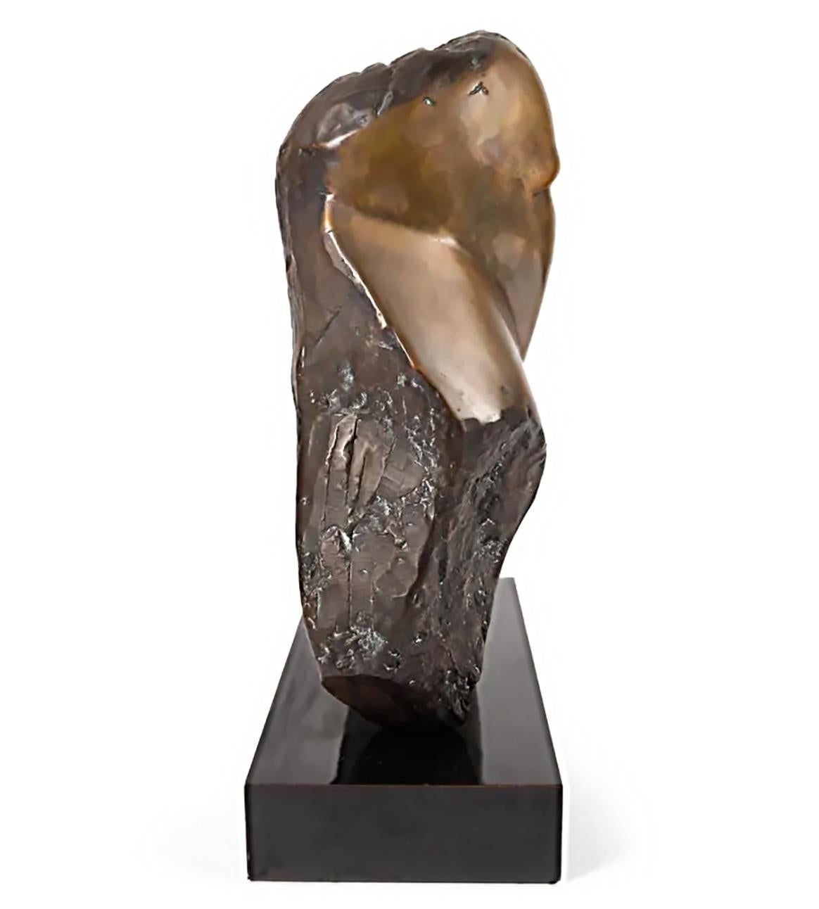 Art Deco Large Larry Mohr Bronze Figurative Sculpture,  Brâncuși Style For Sale