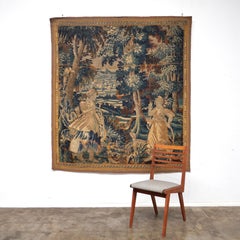 Large Late 17th Century French Tapestry of Artemis and Callisto