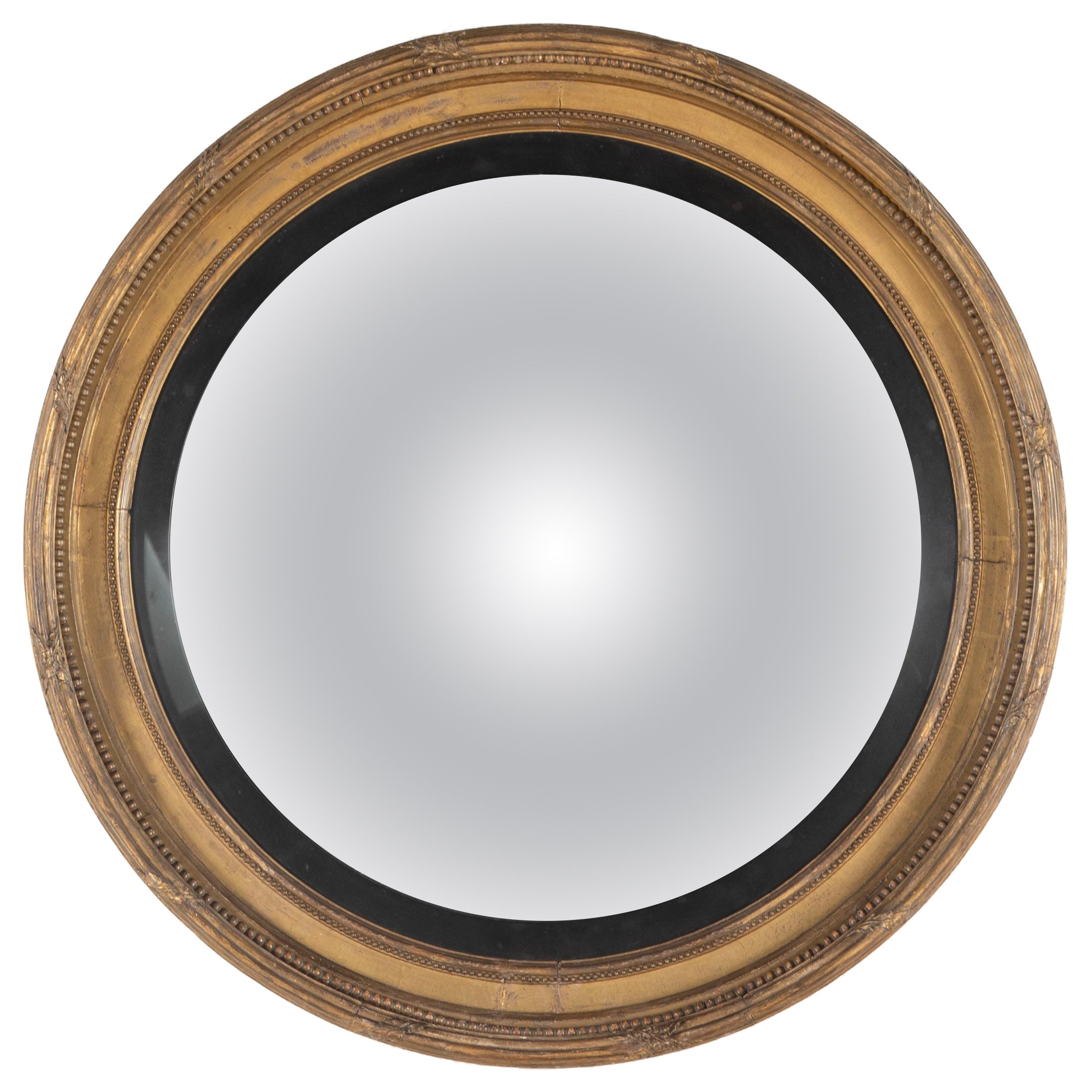 Large Late 18th Century Convex Mirror by Thomas Fentham