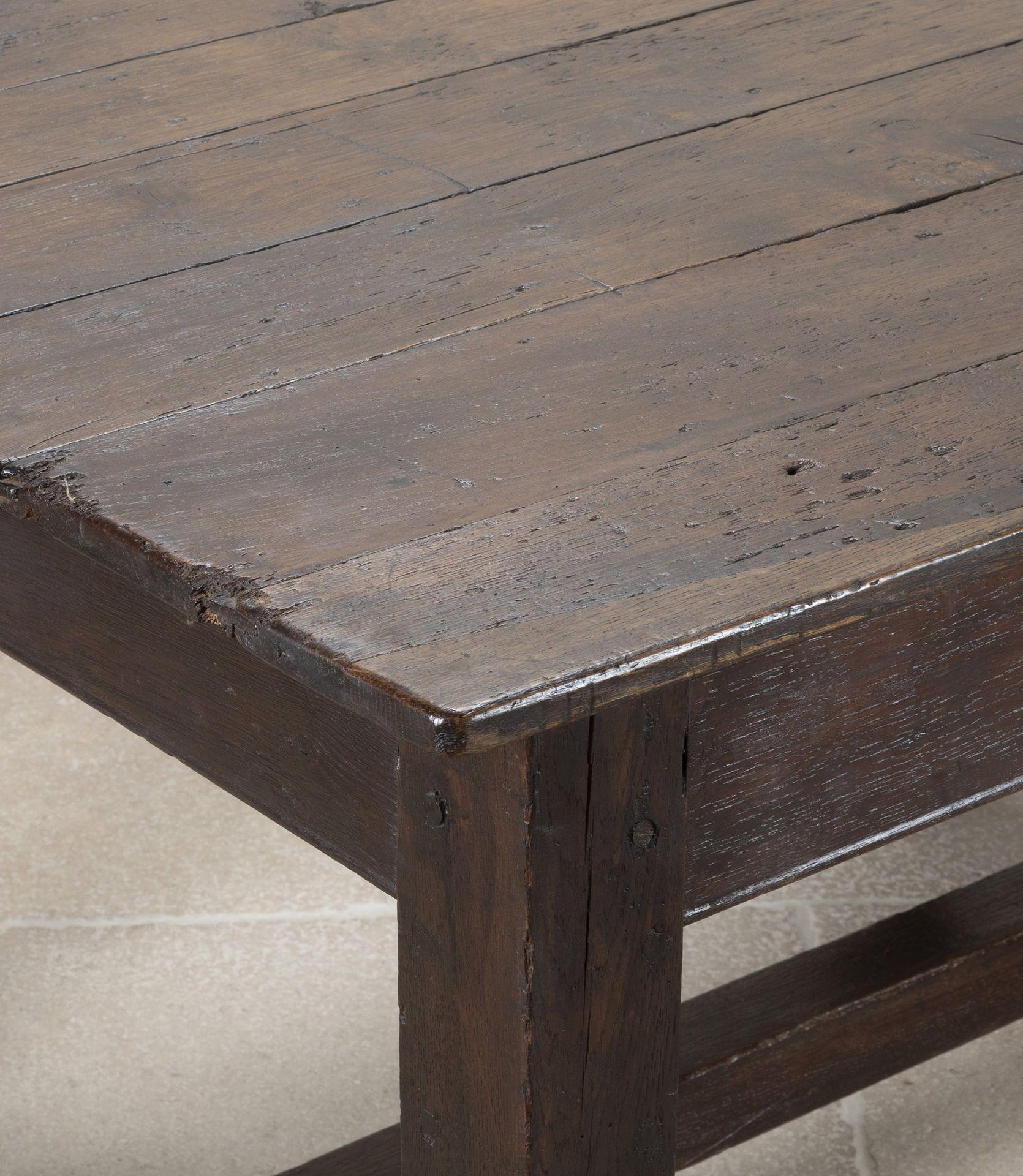 Large Late 18th Century English Oak Refectory Table en vente 4