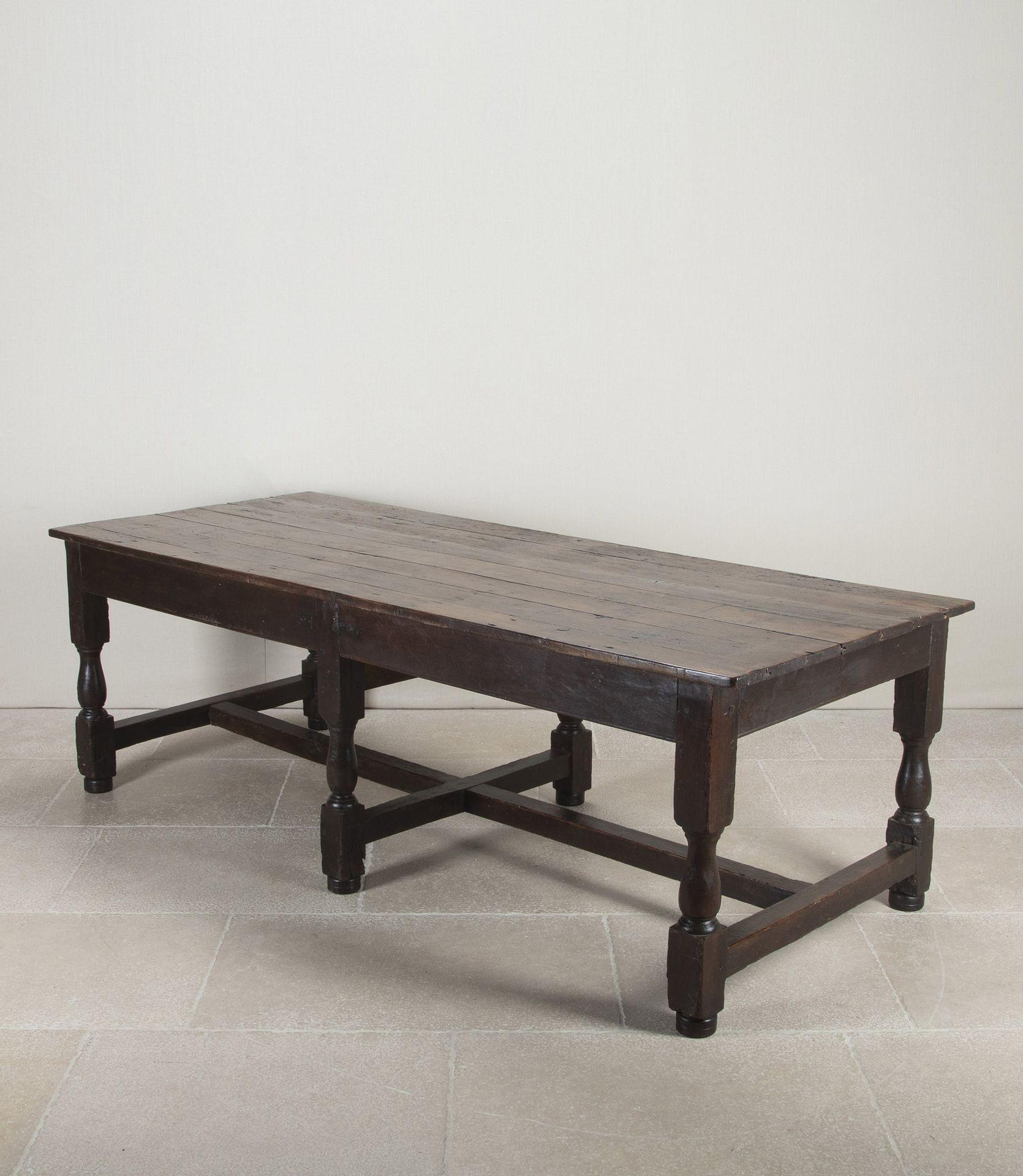 Large Late 18th Century English Oak Refectory Table Bon état - En vente à Gloucestershire, GB