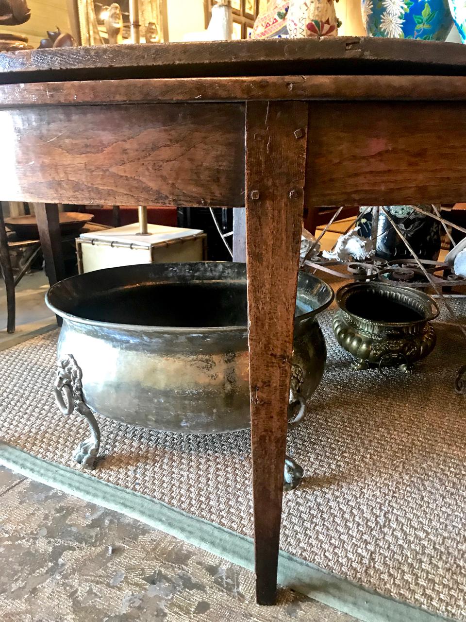 Antique French Dining Table In Good Condition In Pasadena, CA