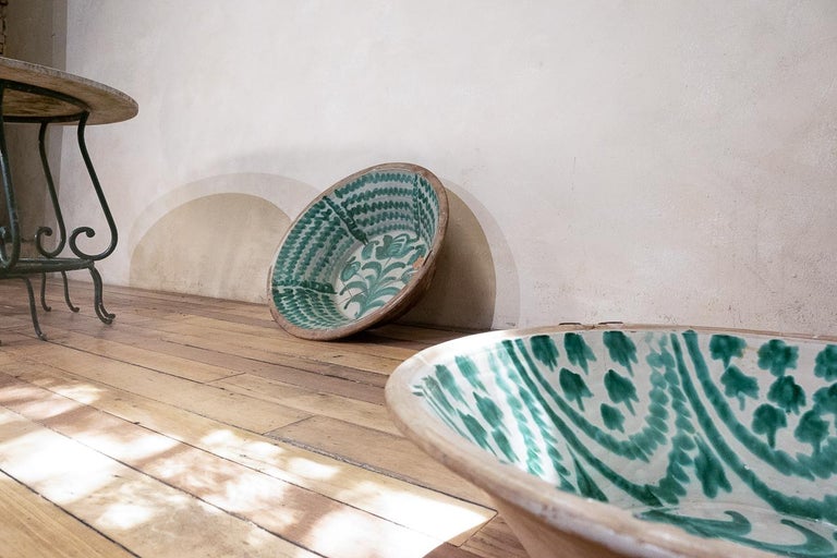 large 18th Century Spanish Fajalauza "Lebrillo" Dairy Bowl For Sale at ...