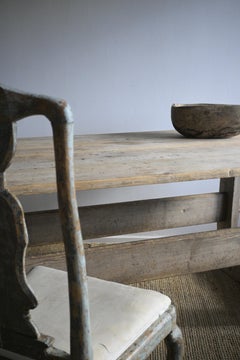 Large late 18th-century Trestle Table from Sweden
