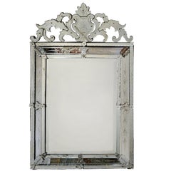 Large Late 19th Century Bevelled Venetian Mirror, circa 1895