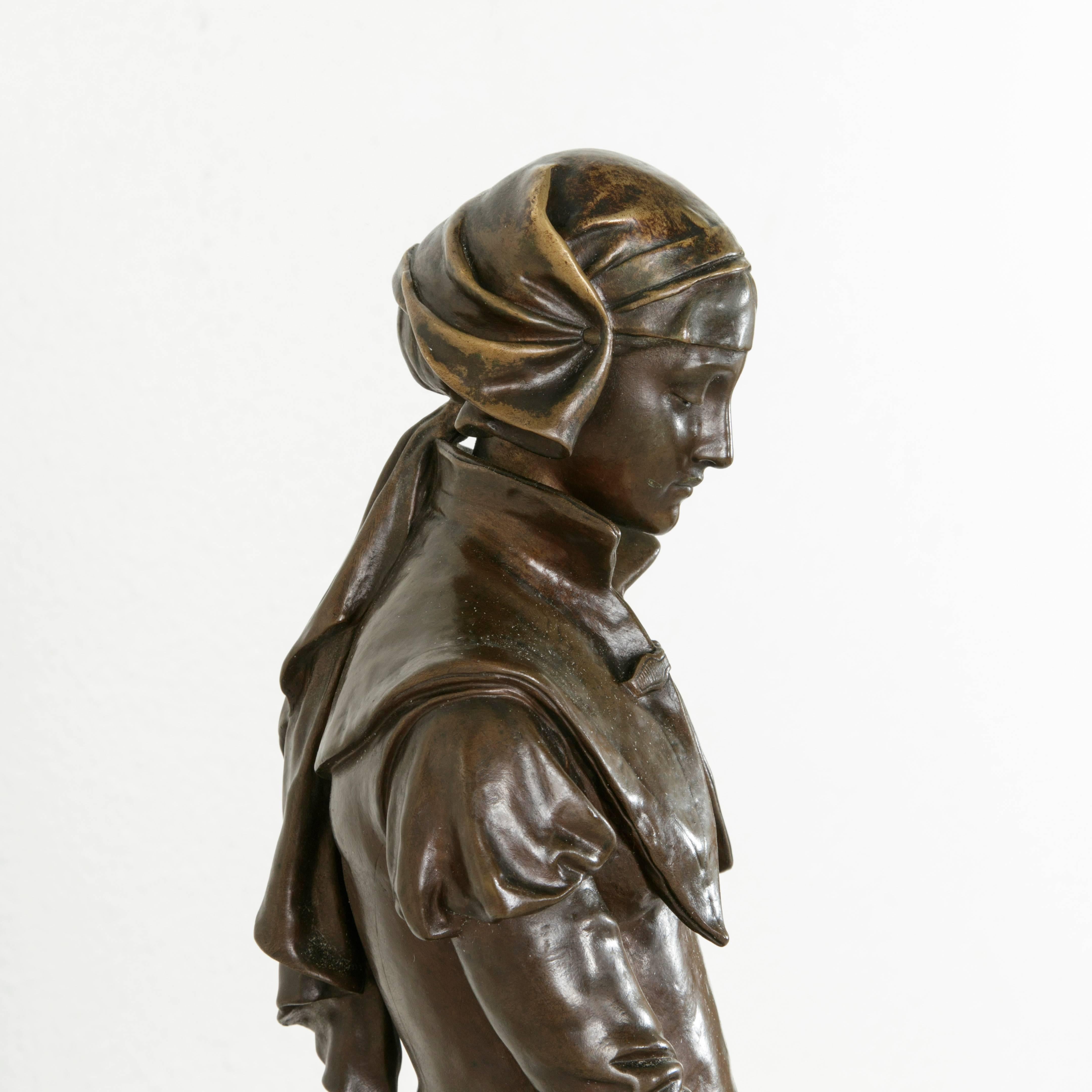 Large Late 19th Century French Bronze Statue 