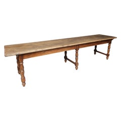Large Late 19th Century French Dining Table