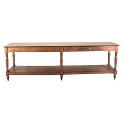Large Late 19th Century French Drapers Table