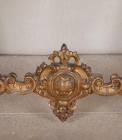 Large Late 19th Century French Giltwood Carved Console