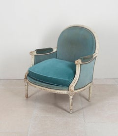 Large Late 19th Century French Louis XVI Revival Marquise Armchair