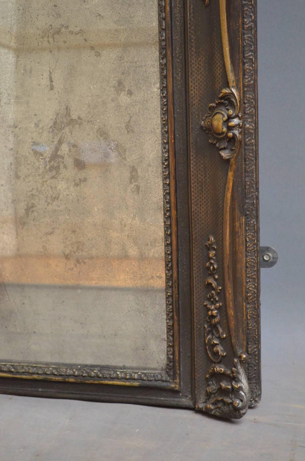 Large Late 19th Century Full Length Mirror 7