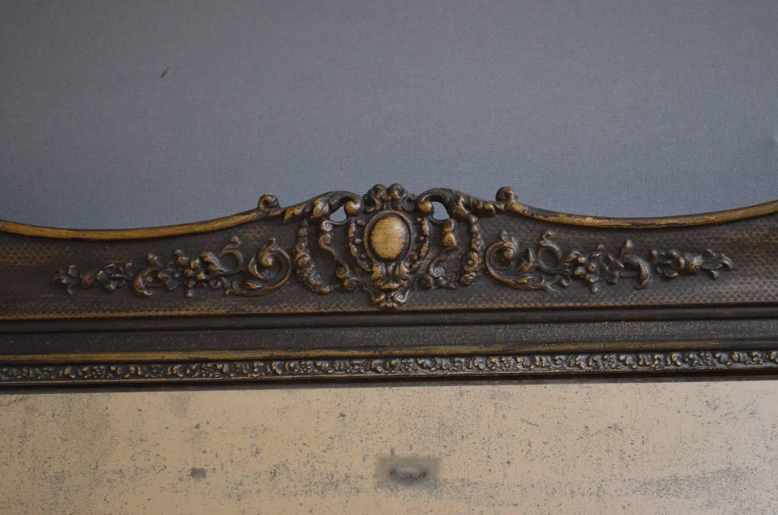 Large Late 19th Century Full Length Mirror 3