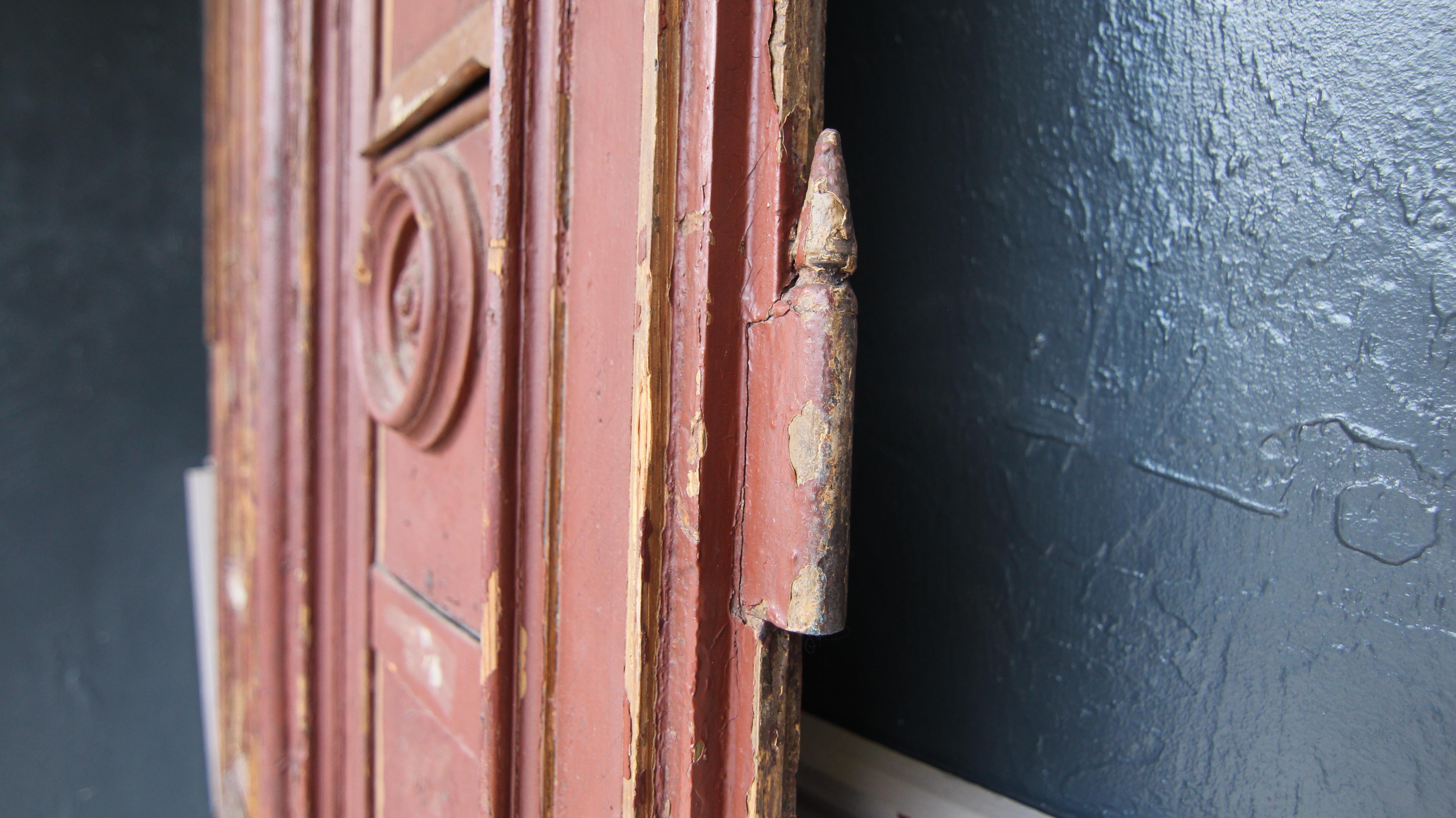 Grande porta doppia tedesca della fine del XIX secolo con bella patina in vendita 1