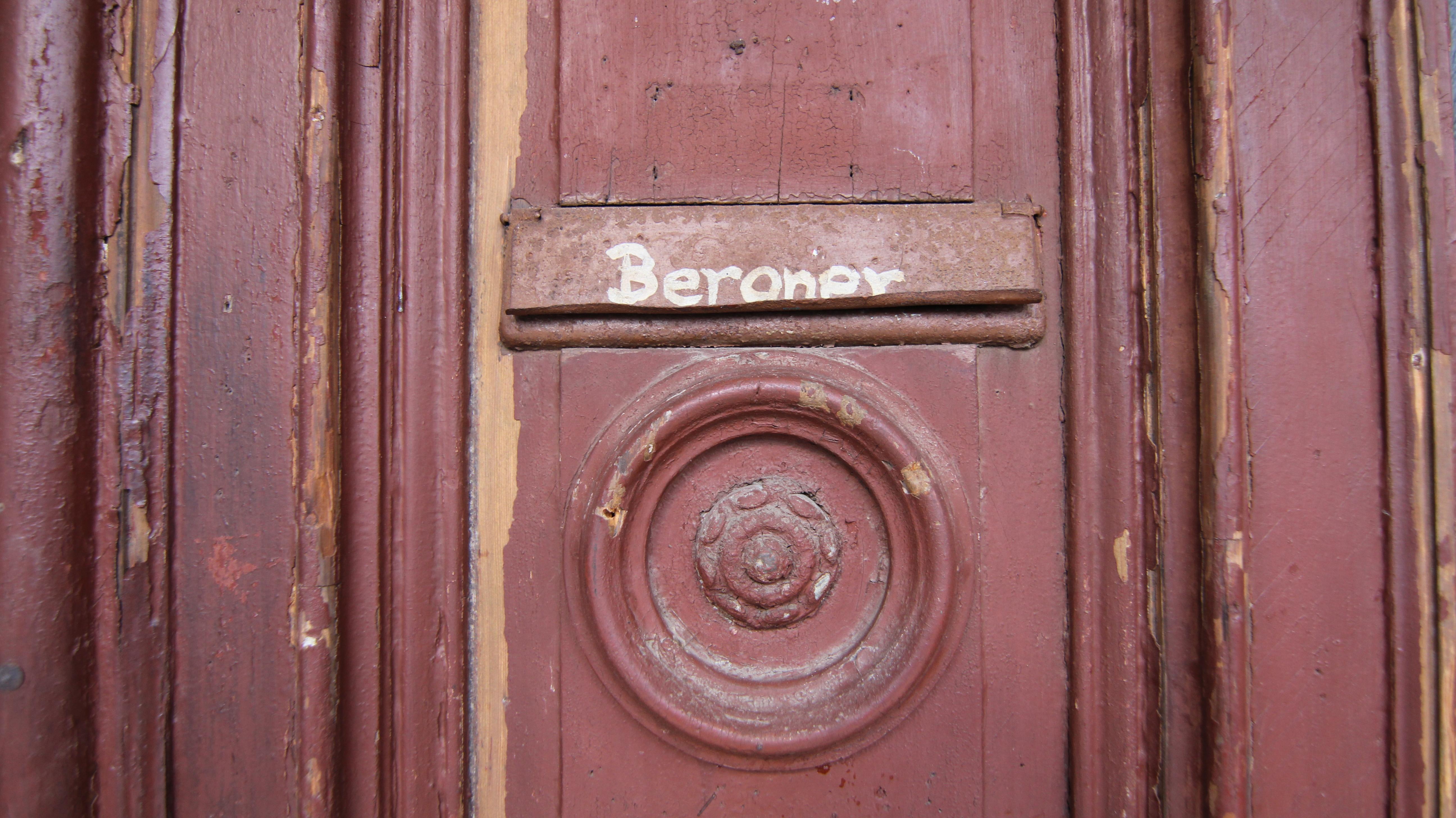 Large Late 19th Century German Double Door with Nice Patina For Sale 2