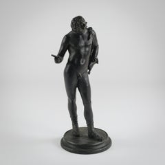 Large Late 19th Century Grand Tour Bronze of Narcissus