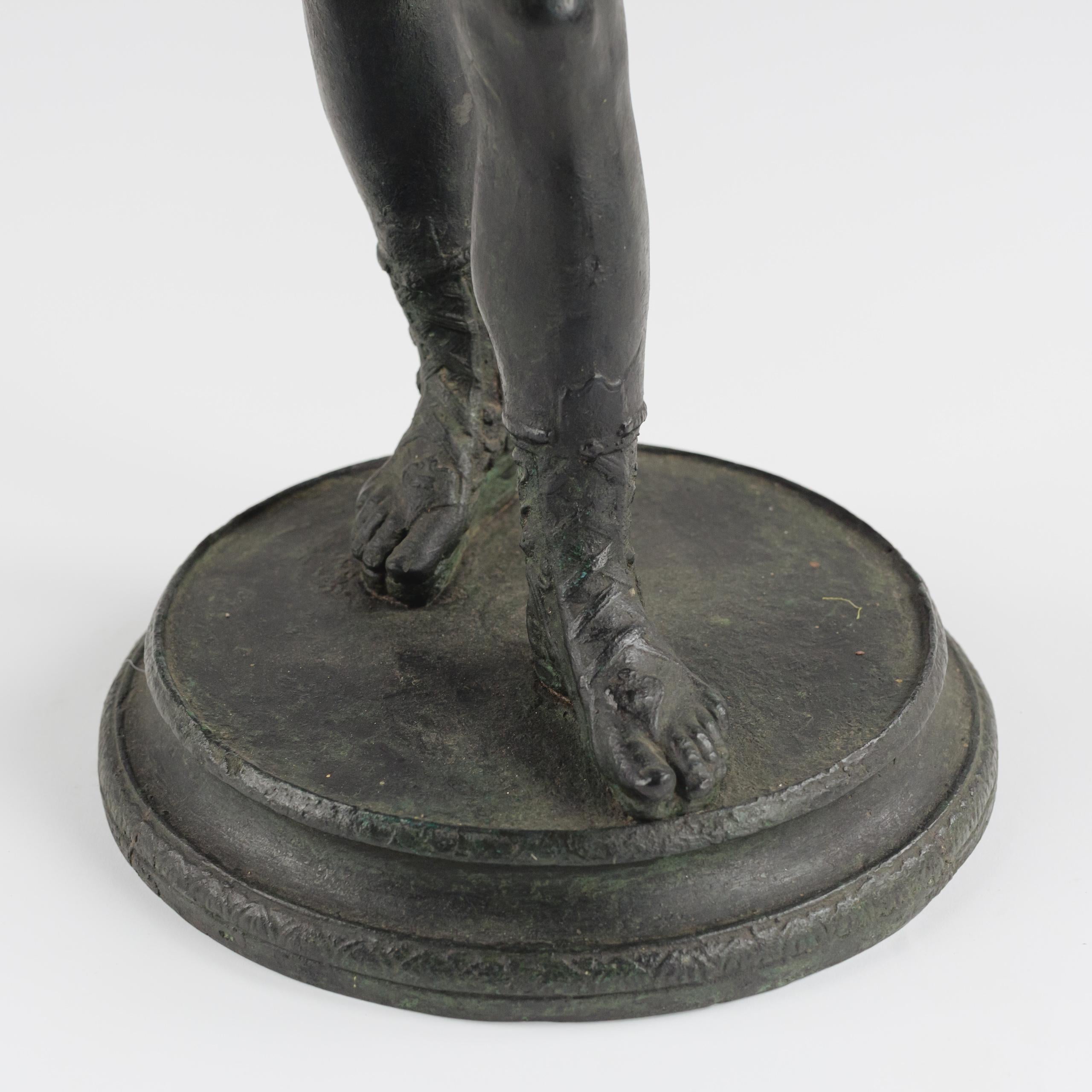 Calco Grande bronzo Grand Tour di Narciso della fine del XIX secolo in vendita