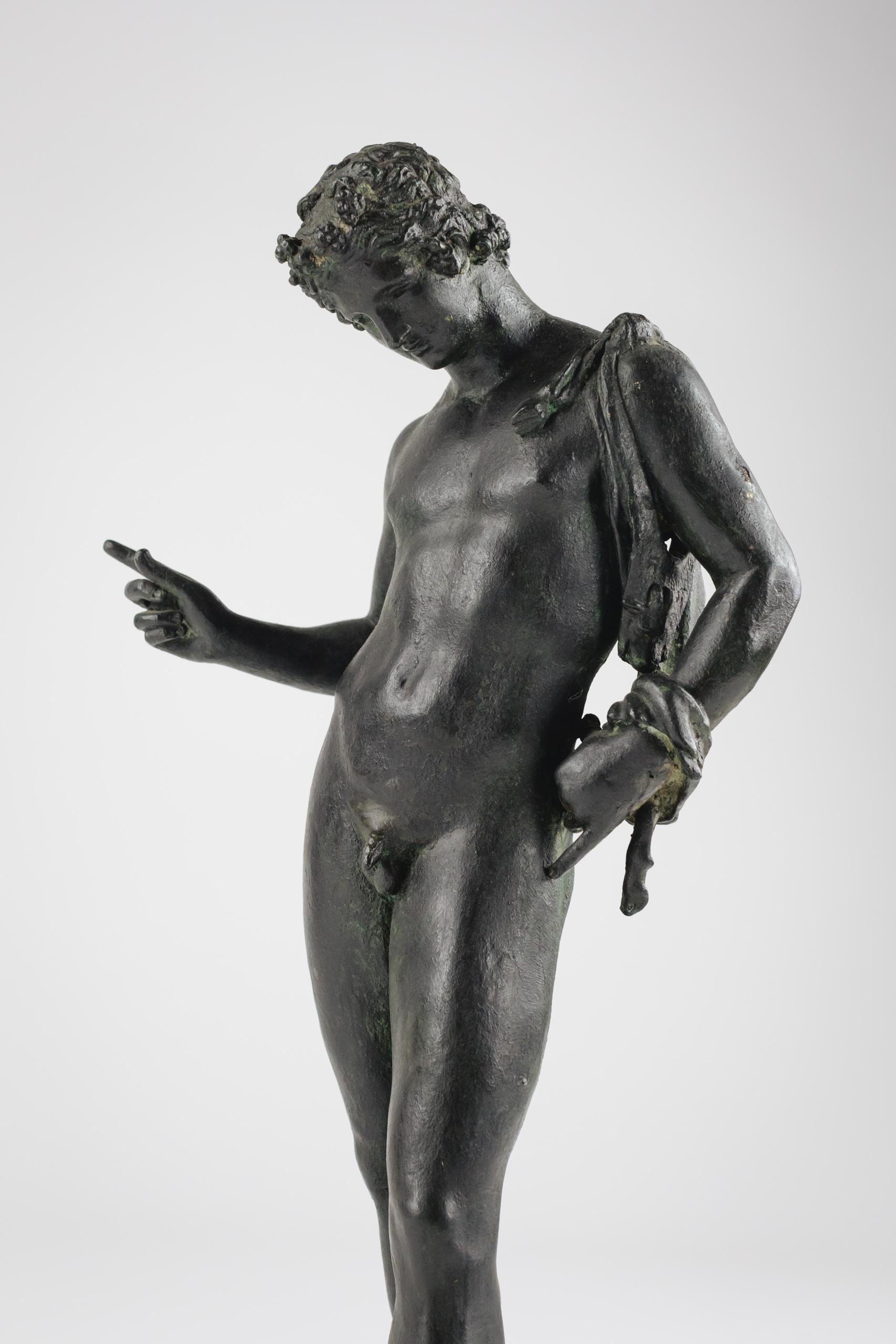 Grande bronzo Grand Tour di Narciso della fine del XIX secolo in vendita 1