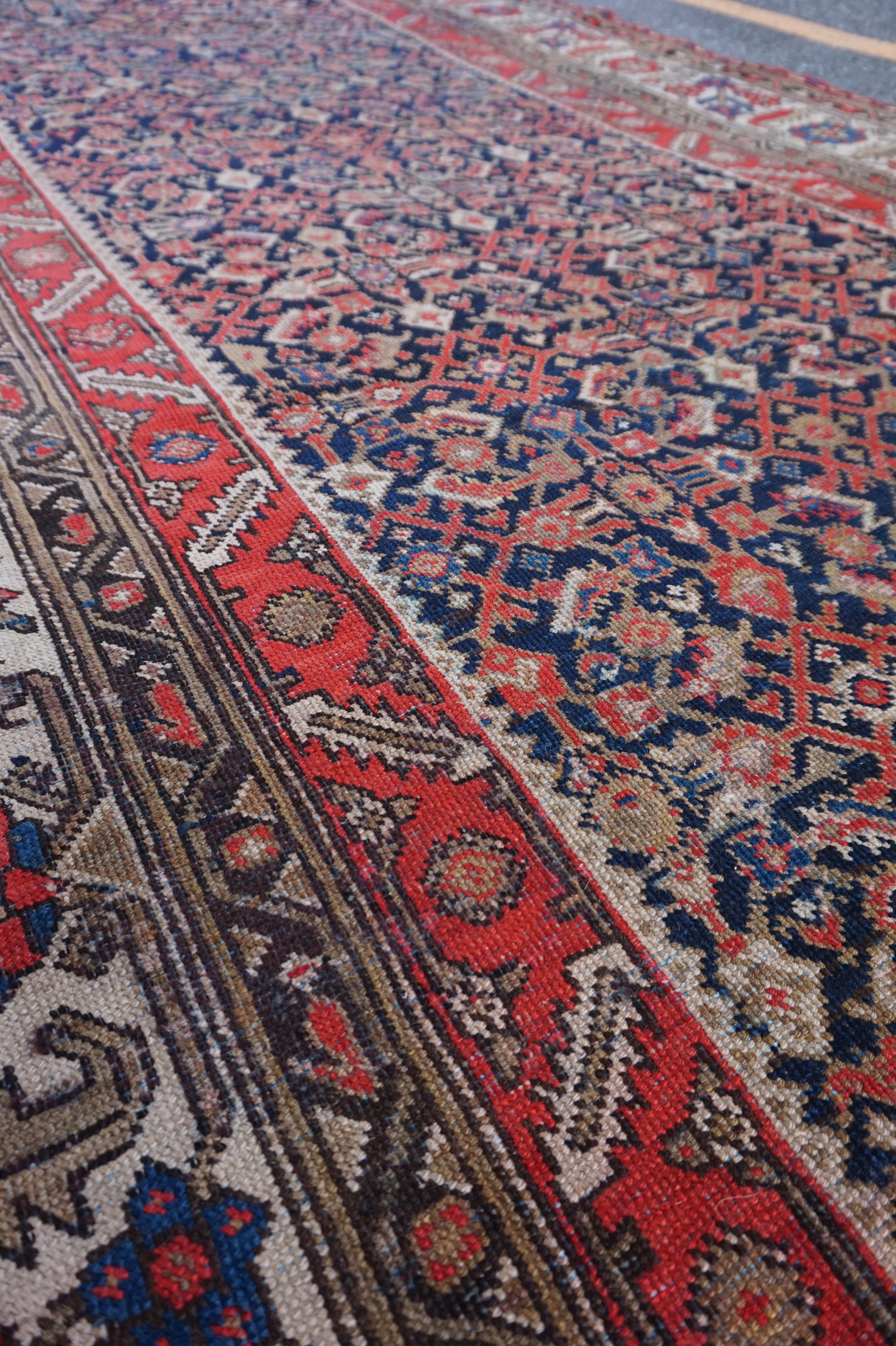 Großer handgeknüpfter Herati-Teppich des späten 19. Jahrhunderts aus dem Nordwesten Kurdistans im Angebot 3