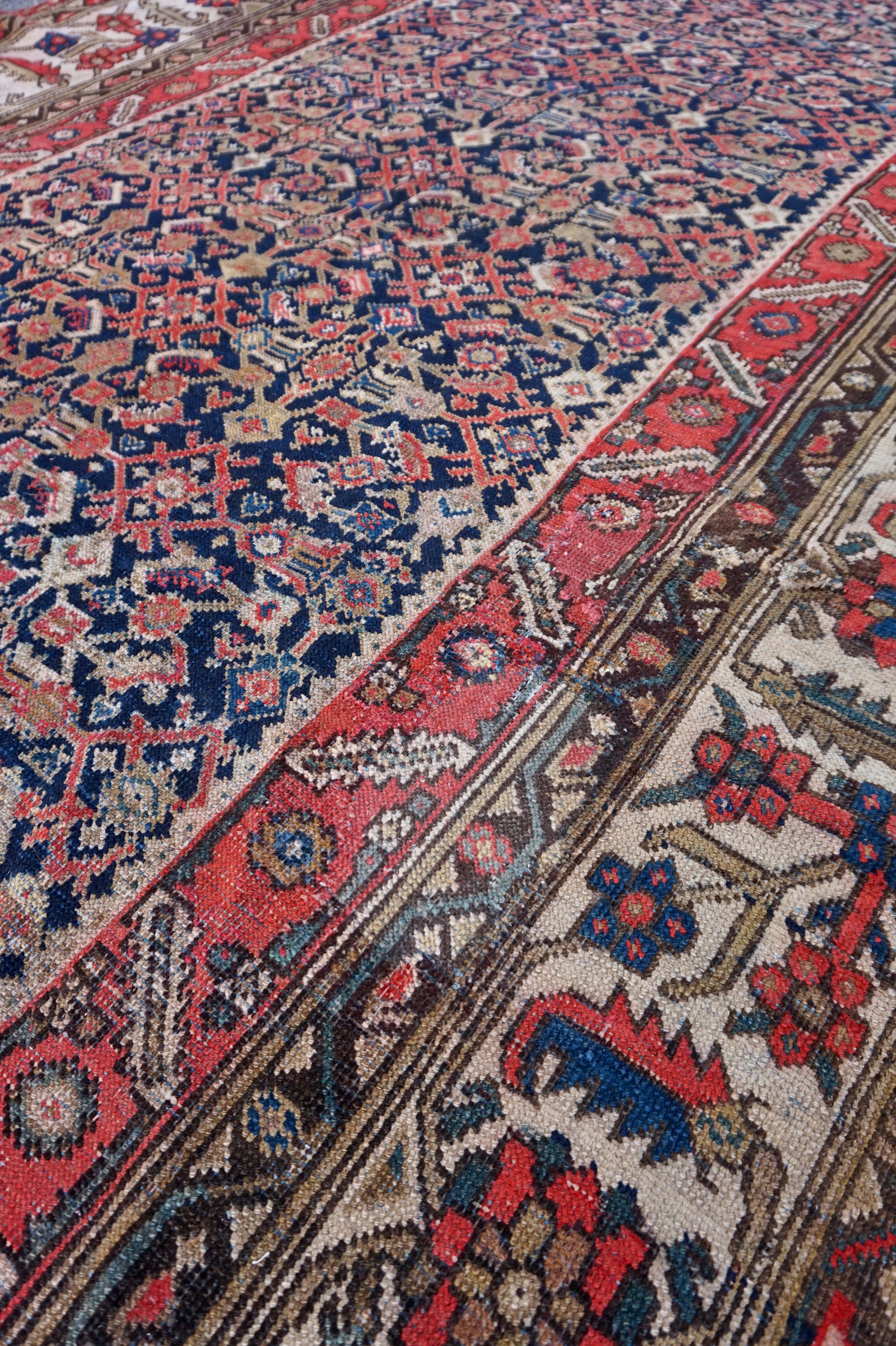 Großer handgeknüpfter Herati-Teppich des späten 19. Jahrhunderts aus dem Nordwesten Kurdistans im Angebot 5