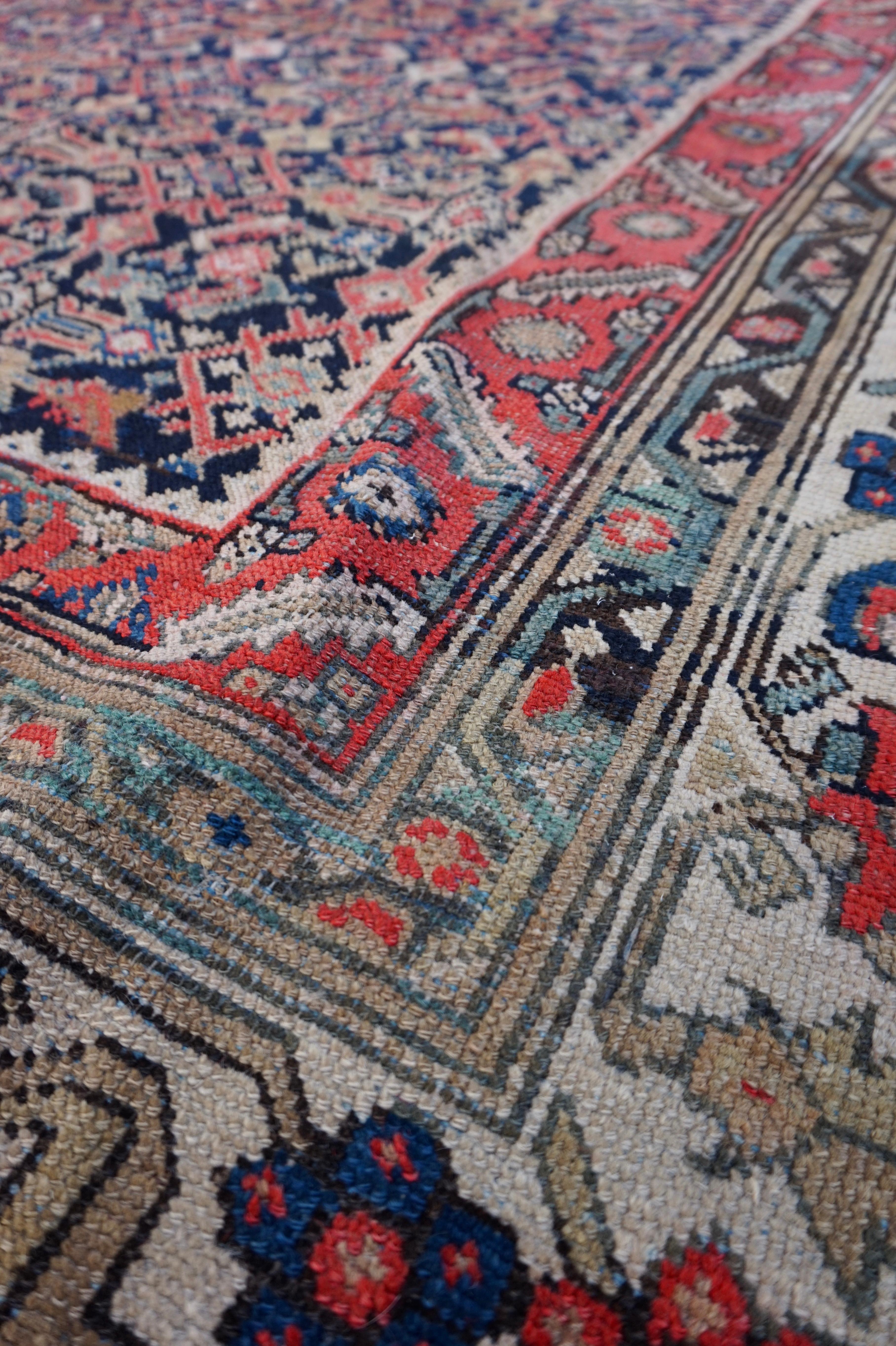 Großer handgeknüpfter Herati-Teppich des späten 19. Jahrhunderts aus dem Nordwesten Kurdistans im Angebot 2
