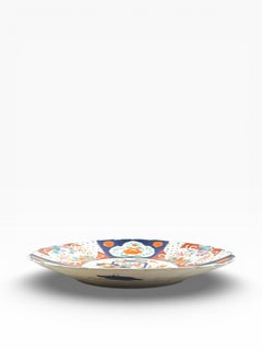 Large Late 19th Century Imari Charger With Scalloped Rim