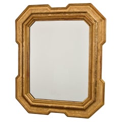 Antique Large Late 19th Century Italian Gilt Frame Mirror