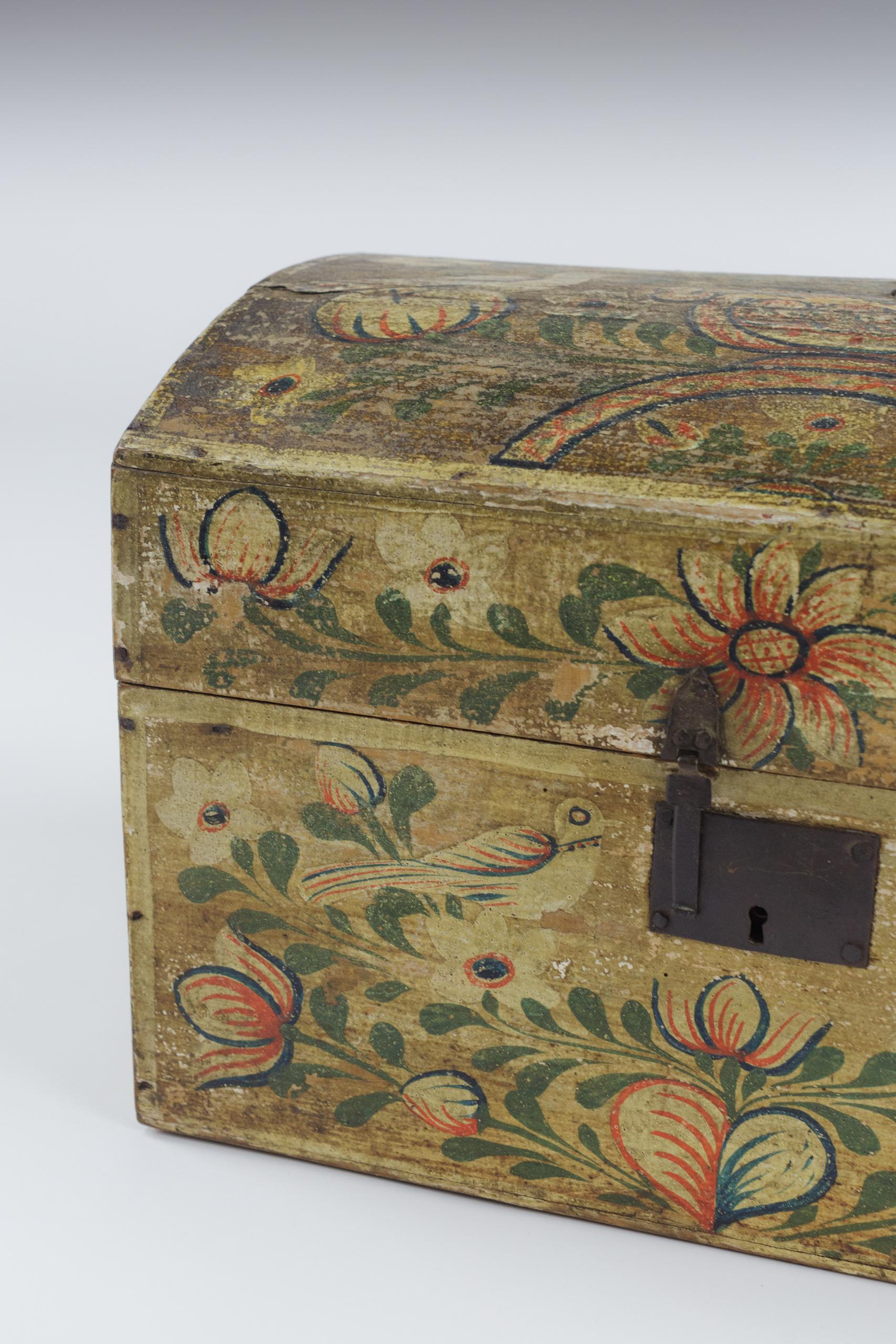 French Large Late 19th Century Normandy Marriage Chest For Sale