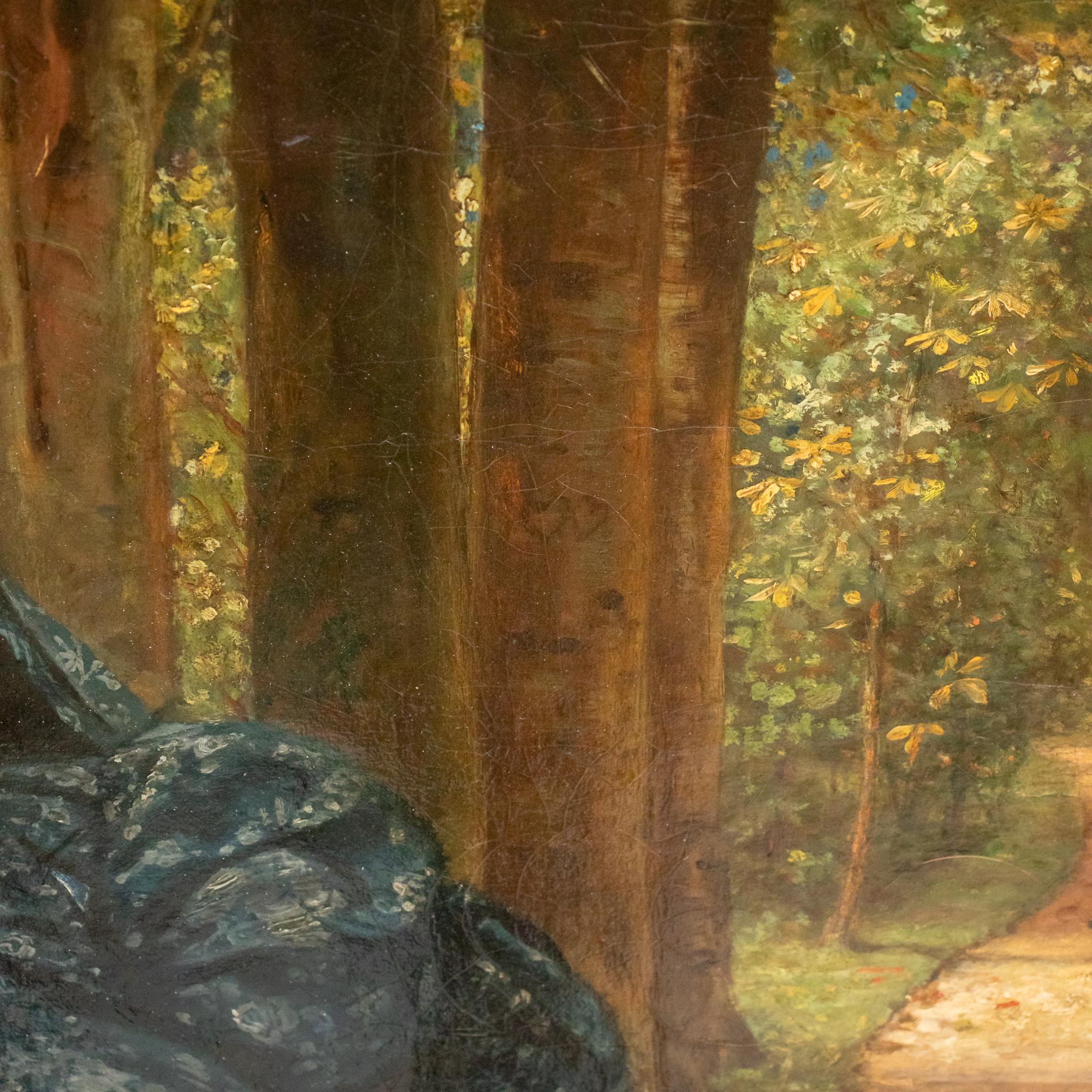 Large Late 19th Century Oil on Canvas attr. to George A. Storey (1834-1919) en vente 3