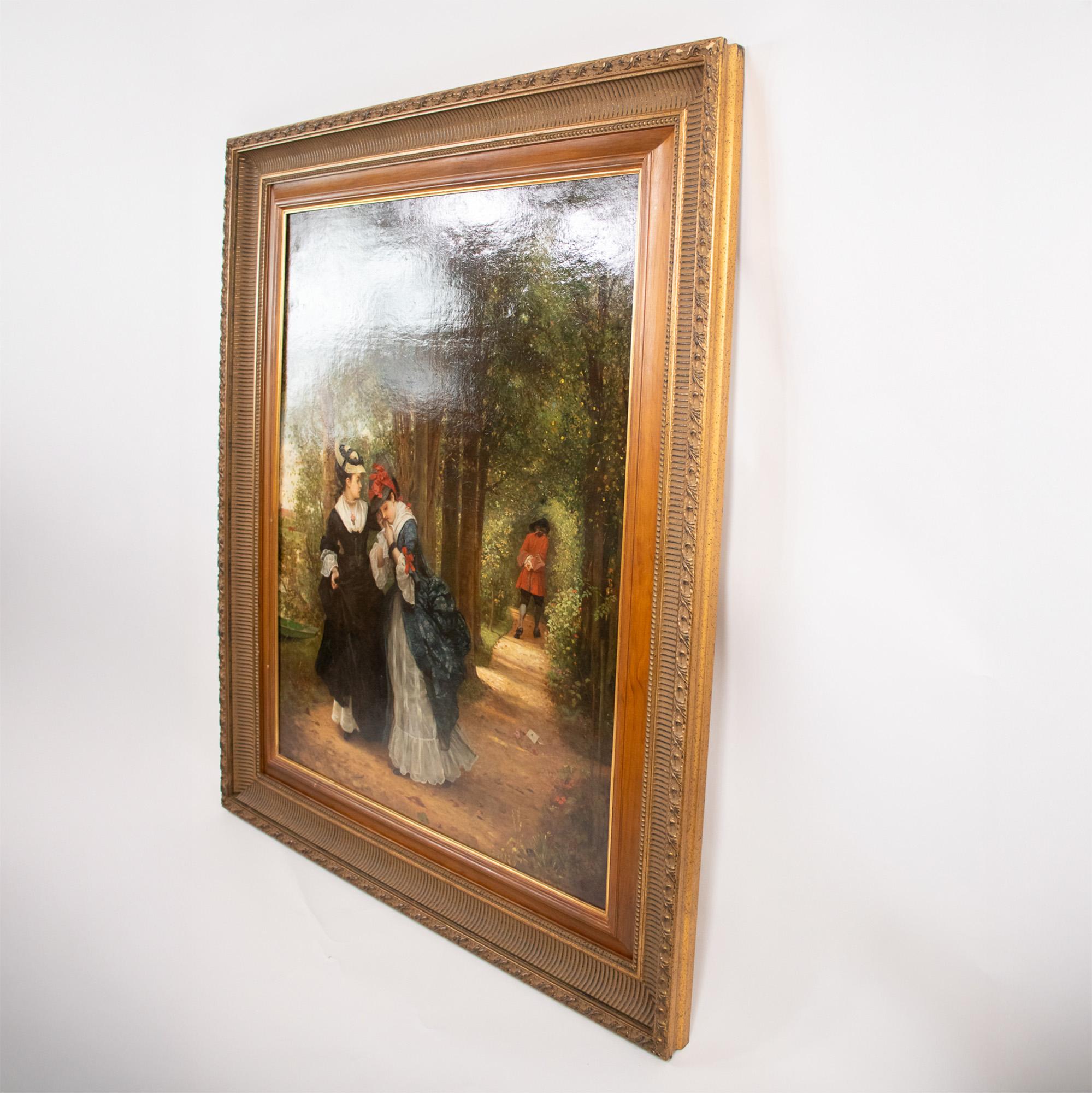 Large Late 19th Century Oil on Canvas attr. to George A. Storey (1834-1919) en vente 6