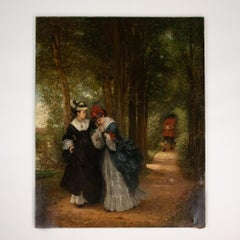 Large Late 19th Century Oil on Canvas attr. to George A. Storey (1834-1919)